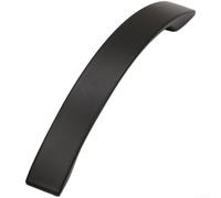 Aluminum Cabinet Pulls With Curved Bow Form For Drawer Fronts And Cabinet Doors In Modern Home And Office Environments(Black 123mm)