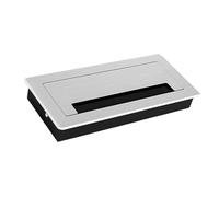 Aluminum Cable Pass Through Grommet Easy Installs Rectangle Desk Cord Organizes Grommets Upgrades For Workstations Rectangle Wire Port