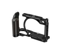 Aluminum Camera Frame Offering Wood Handle for ZR Cold Shoe Mount for Easy Attachment of External Gear Aluminum Frame