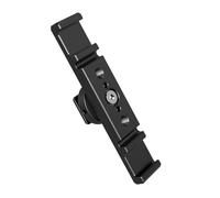 Aluminum Camera Mount Adapter Double Cold Shoe Mount 1/4inch Thread Hole For Video Lights Microphones Accessories DSLR Camera Mount Adapter