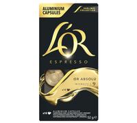 Aluminum Capsules L'OR Espresso Or Absolu For Nespresso 10 pcs