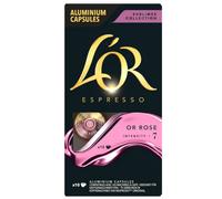 Aluminum Capsules L'OR Espresso Or Rose For Nespresso 10 pcs