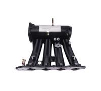 Aluminum Cast Intake Manifold Upgrade Bolt On Compatible For Civic EK Integra DA DC2 B16A B16A2 B16A3(Black)