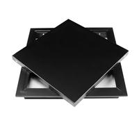 Aluminum Ceiling Access Panel 150x150/200x200mm Flush Mount Access Door for Drywall & Ceiling PalletType Service Shaft Door (Black 200x250mm/8x10in)