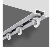 Aluminum Ceiling Hidden White Ceiling Mount Rail 15.7ft (4.8m) Room Divider Perfect for Home Decor Easy Installation