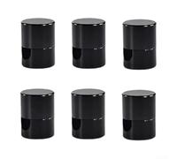 Aluminum Ceiling Hook for Managing Power Cords Lighting For Cables and Hanging Accessories Without Wall Drilling (6pcs Black)