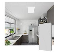 Aluminum Ceiling Tiles - 15pcs Stylish Gray Panels (30x60cm) for Easy Installation in Office & Kitchen Decor - Modern Acoustic Ceiling Solutions