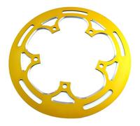 Aluminum Chain Guard Protector Ring Cover for BCD 130mm 50-54T Single Chainring System Bicycle(Golden)