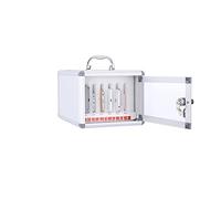 Aluminum Charging Stat for Phones 6-Slot Classroom nizer with C ket and Handle Ideal for le Devices and School Use