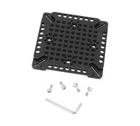 Aluminum Cheese Plate Extension Mounting Platform For Expanding Photography Equipment With 3/8 1/4 Mounting Holes