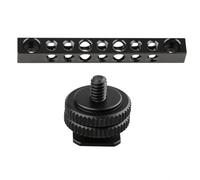 Aluminum Cheese Rod With 1/4inch Screw Holes Shoe Mount Extension Platform For DSLR Camera Accessories LED Video Light
