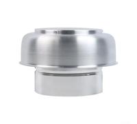 Aluminum Chimney Cap for 5.24 Inch Round Roof Vent, Rust Resistant Rainproof Cover to Block Debris and Animals, For Easy Install Circular Flue Guard for HOMEs(1)