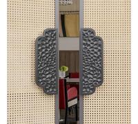 Aluminum Chinese Style Push Pull Door Handles for Wood/Glass Gate Commercial Double Side Entry Handle Hardware 30X20cm/11.8"X7.9"