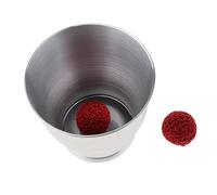 Aluminum Chop Cup Wide Mouth Cup And Balls Close Up Magic Props Accessory