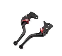 Aluminum Clutch Brake Handle Lever Adjustable Motorcycle Brake Clutch Lever/Fit for Aprilia RS4 125 2011-2017 Aluminum CNC Front Rear Drum Brake Levers(Black 147mm)