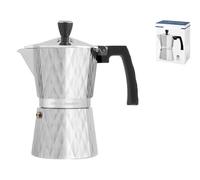 Aluminum Coffee Maker Officine Standard Diamond 6 Cups