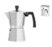 Aluminum Coffee Maker Officine Standard Diamond 6 Cups