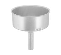 Aluminum Coffee Pot Funnel with Rapid Heat Conduction for Kitchen Use | Silver Retro Classic Piece, Lightweight Aluminium Build, Versatile Fit for Outdoor Activities and Home Tasks