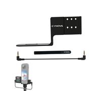 Aluminum Cold Shoe Mount Adapter for Insta.360 X5 Camera and DJI Mic 2/DJI Mic Mini/Rode Wireless Combination use Expansion Holder Accessory (for Rode Wireless)