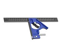 Aluminum Combination Square With Locking Holes & Adjustable Angles For Exactness Woodworking Projects Multifunction Angles Gauges With Vertical Alignment
