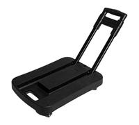 Aluminum Computer Desk Organization with Retractable Handle Luggage Cart Utility Carrying Accessories Portable Migrant Lightweight Tower Holder Collapsing Rack Desktop Carrying Belt Space Saving