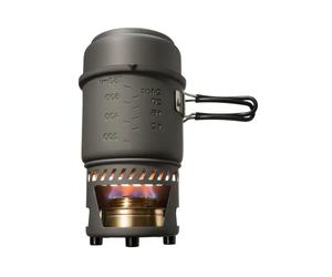 Aluminum cooking set and alcohol stove Esbit Gris 985 ml