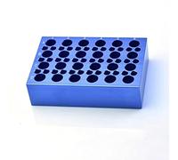 Aluminum Cooling Block - PCR Plate Cooler ，96-Well for 0.2 mL Tubes, Strips or 96-Well Plates (24 Wells+36 Wells(for 1.5ml/2ml + 0.2ml Tubes))
