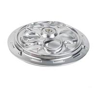 Aluminum Cooling Fan Cover for Primavera 150 Motorcycle, Rotating Decorative Engine Protection Guard, Red(Silver)