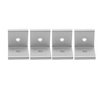 Aluminum Corner Angle Bracket for 1515 2020 3030 4040 4545 Profiles, 90 - Degree Right Angle Joint Connector with Countersunk Holes, Rust - Resistant L Bracket for Furniture Frame (3030)