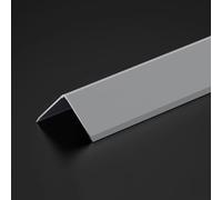 Aluminum Corner Guards, 90cm*3pcs L-Shaped Threshold Edge Trim Decorative Strip,Wall Angle Profile 89° for Wooden Walls/Tiles(Matte Gentleman Gray,10x10mm)