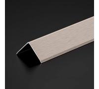 Aluminum Corner Guards, 90cm*3pcs L-Shaped Threshold Edge Trim Decorative Strip,Wall Angle Profile 89° for Wooden Walls/Tiles(Brushed Purple Gold,25x25mm)