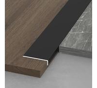 Aluminum Corner Trim 100cm 3 Pieces Wall Ed Protector for Fur & Walls 10x60mm Black Décor Molding Strong Corner Guard for Home & Office