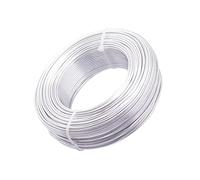 Aluminum Craft Wire 0.8mm 1mm 1.5mm 2mm Anodized Silver Black Al Wires Bead Model Making Art Craft DIY Embellishment Decoration Florist Supplies (1mm x 50m Silver)