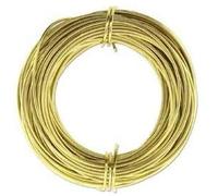 Aluminum Craft Wire 12 Gauge 39 Feet Light Gold