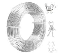 Aluminum Craft Wire, 30M Sculpting Wire, 1mm Bendable Crafting Wire for Sculpting, Modelling, Skeleton, Floral Making, Jewelry Making, Wire Weaving and Wrapping