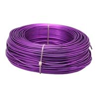 Aluminum Craft Wire 35~225.0Meter 4Size Whole Roll Aluminum Wire Fashion Jewelry Findings For Jewelry Making DIY Aluminum Craft Wire Plated(Purple,1.5mm 100meter)