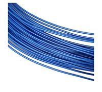 Aluminum Craft Wire Aluminum Wire DIY Weaving Process Colored Alumina Making Small Ornaments Material for Sculpting(Blue,2.5mm X 2m)