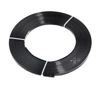 Aluminum Craft Wire Apx 10Meters/roll Wide Flat Jewelry Craft Aluminum Wire For Handmade Jewelry Making Finding Accessories Gem Charms Wrap(Black)