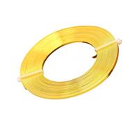 Aluminum Craft Wire - Colored Flat Wire Material | Versatile Flexible Shaping Design | Supports Intricate Artistic Projects For Jewelry Decor Sculpting Creative Crafting Uses