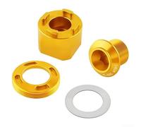 Aluminum Crank Cap Removal Tool Kit For SRAM Crank Systems Including Cap Cover Screw And Service Hardware Components(E-Gold)