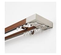Aluminum Curt Tracks Wall-Mounted 1-6m Double Row Pulley System for RVs & Room Dividers Heavy-Duty Easy Install Curt Rail - Perfect for Home & Office Use.