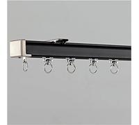 Aluminum Curtain Rail Heavy Duty Silence - Complete Kit Bay Window Track, Room Divider Ceiling Rail for Heavy Curtains