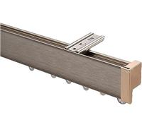 Aluminum Curtain Rod for Wall Ceiling Mount 1m & 6m Lengths Room Divider Rail for Living Room & Bedroom Champagne Finish 5.2m (4x1.) Size.
