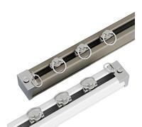 Aluminum Curtain Track for Bedroom Ceiling or Wall Mounted Room Divider for Privacy Living Room Champagne B 1.6m (2 x 80cm) Versatile Home Decor Solution