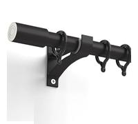 Aluminum Curtain Track Single Track Ceiling Mount 7.8ft 2.4m Adjustable Rail Easy Install Curtain Rod for Home Decor Compatible with Various Curtains
