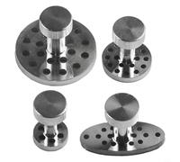 Aluminum Dent Repair Puller Tabs Set (4-Piece) for Car, SUV, 4x4 & Truck Body Panel Fix - Includes 33mm, 20mm, 13mm & 33x13mm Tabs