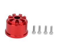 Aluminum Differential Carrier Professional Replacement Fine Polished Lightweight Durable Differential Carrier Case for Summit 1/10 RC Cars (Red)