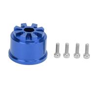 Aluminum Differential Carrier Professional Replacement Fine Polished Lightweight Durable Differential Carrier Case for Summit 1/10 RC Cars (Blue)