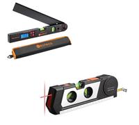 Aluminum Digital Angle Finder & Laser Level Multipurpose Cross Line Laser 9.8 feet Measure