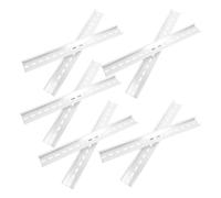 Aluminum Din Rail Slotted Mounting Guide for 10pcs Electrical Panels